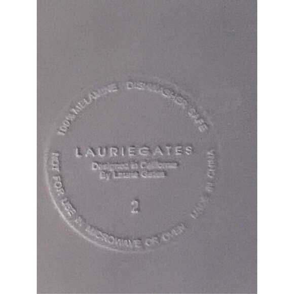 4 LAURIE GATES MOROCCAN BOHO MELAMINE CEREAL SOUP BOWL BLUE YELLOW GREEN 8.75 - Picture 10 of 11